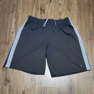 Xersion Black Shorts with Light Gray Side Panels